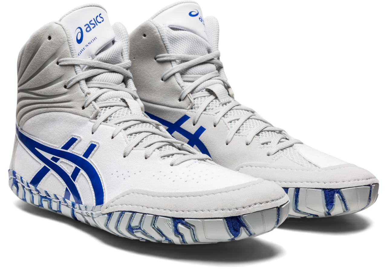 NEW!! ASICS Aggressor 5 Wrestling Shoes *** Color: (100)